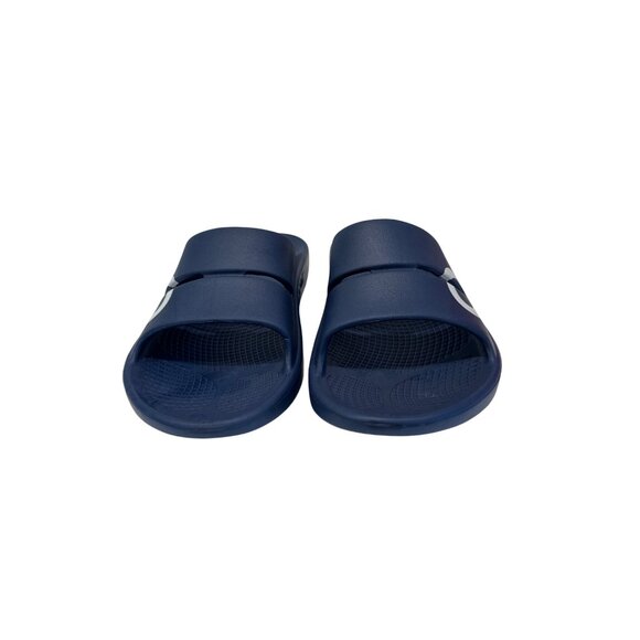 Oofos Ooahh Sport Slides Navy Recovery Sandals Women's Size 10 Men's Size 8 - Picture 4 of 10